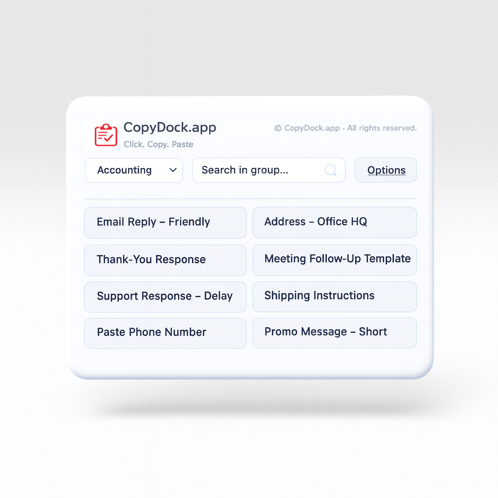 CopyDock.app extension preview